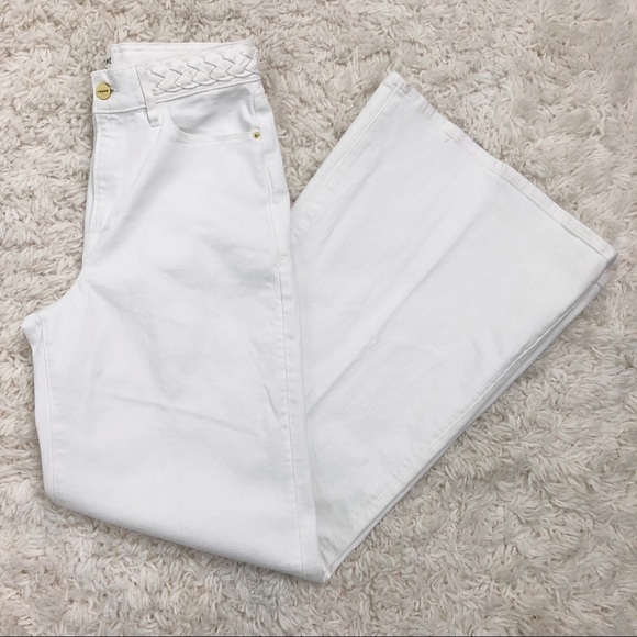 Frame Denim Denim - Frame Le Palazzo Braided Waist Wide Leg Jeans